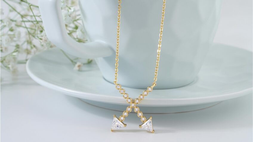 komplet złotej biżuterii